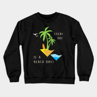 Summer Full Of Surfing Crewneck Sweatshirt